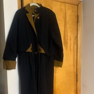 Black Coat with deep camel(in spare room)